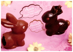 Chocolate Bunnies for Easter 