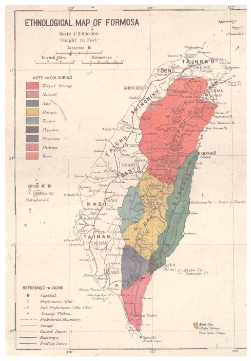 Ethnological Map of Formosa